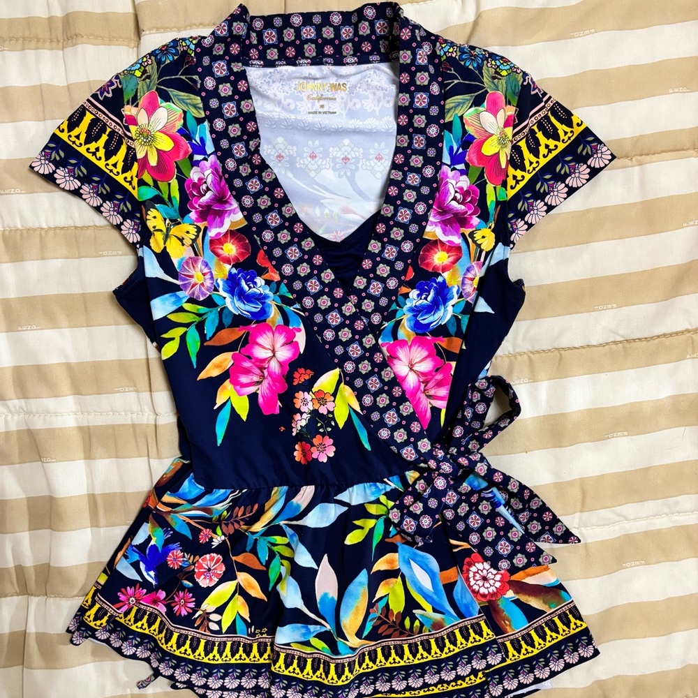 NWT Johnny Was tankini top